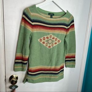 Lauren Ralph Lauren southwestern knit sweater
